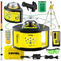 Rotacinis lazerinis nivelyras Nivel System NL520G Digital + stovas SJJ32+matuoklė LS-24